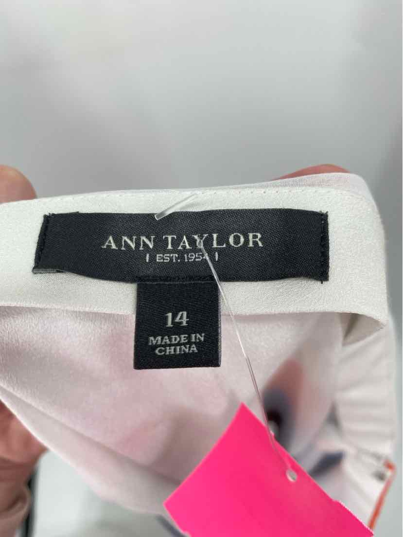 Size 14 Ann Taylor Multi-Color Skirt