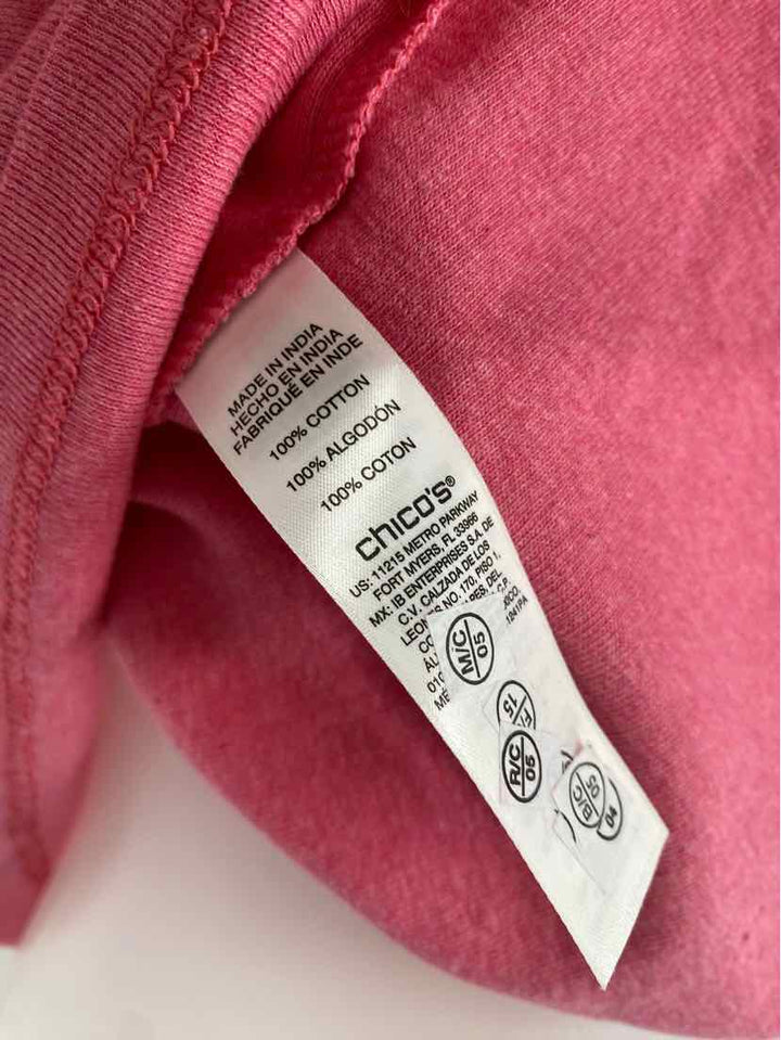 Size L Chico's Pink Shirt