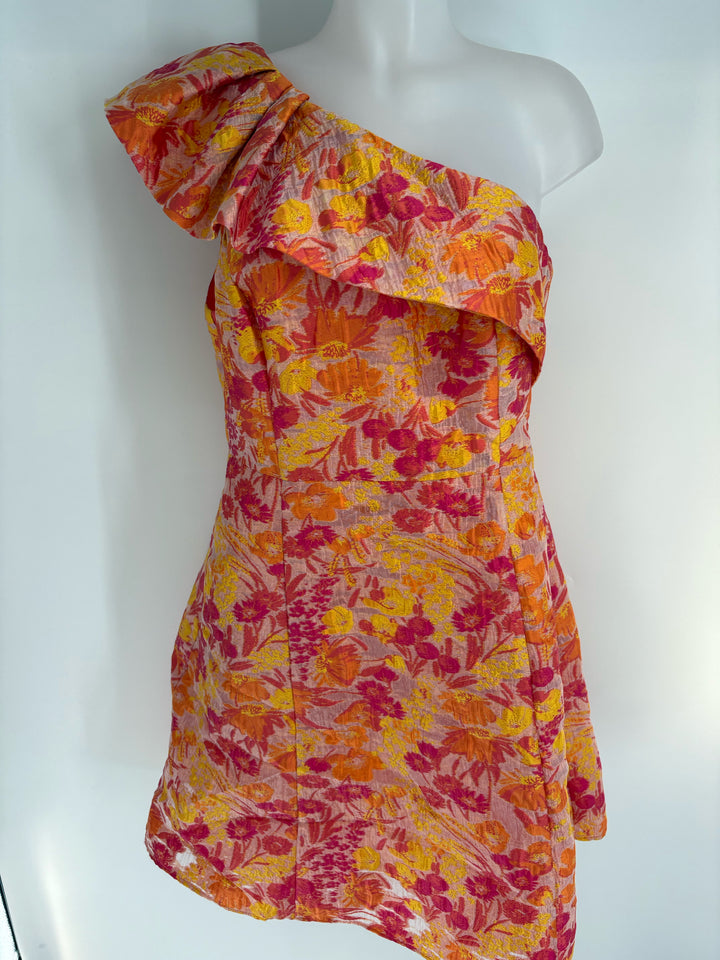 Size 14 Adrianna Papell Orange Dress
