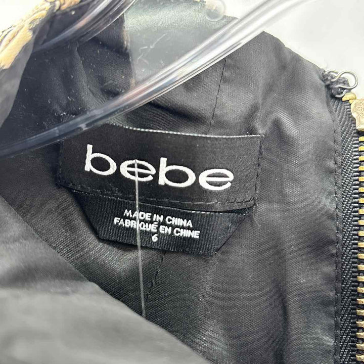 Size 6 BEBE Gold Shirt