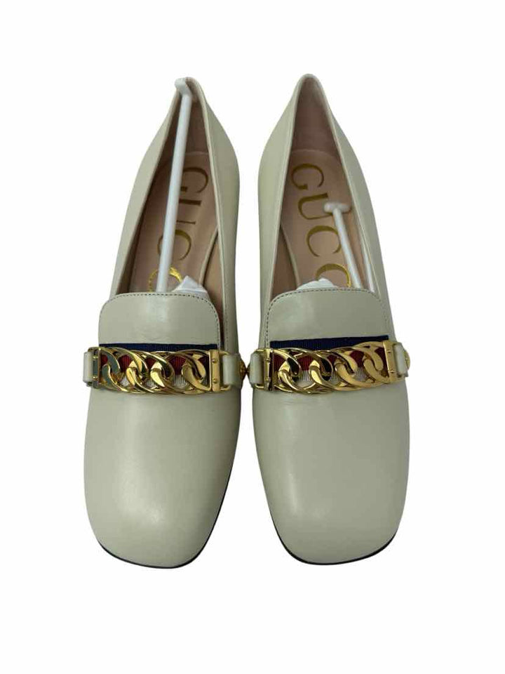 Shoe Size 36 Gucci Ivory Leather Luxury - Pumps