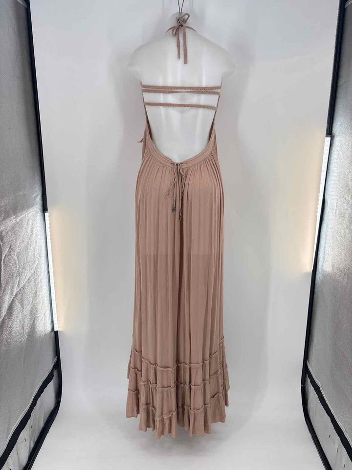 Size L FREE PEOPLE Tan Dress