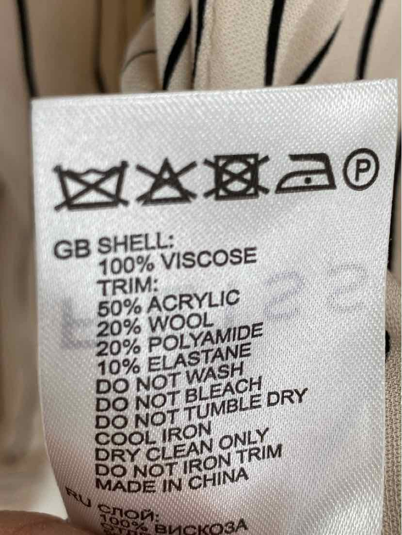 Size 2 REISS Tan Shirt