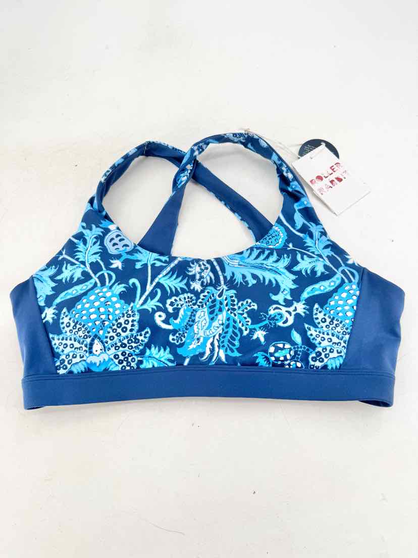 Size L Roller Rabbit Blue Print Bra