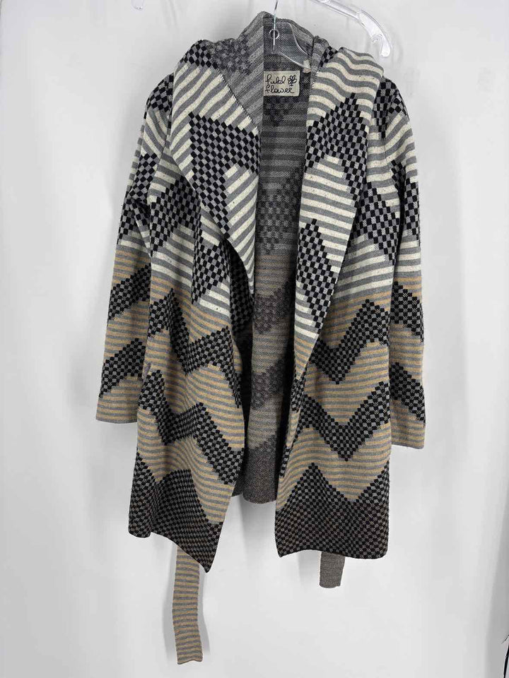 Size M Brown Print Sweater