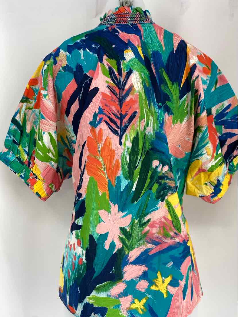Size L ENTRO Multi-Color Shirt