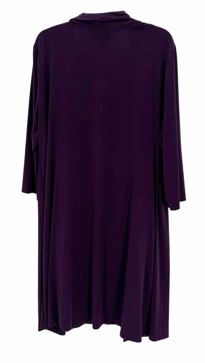 Size 18W CONNECTED APPAREL Plum Dress
