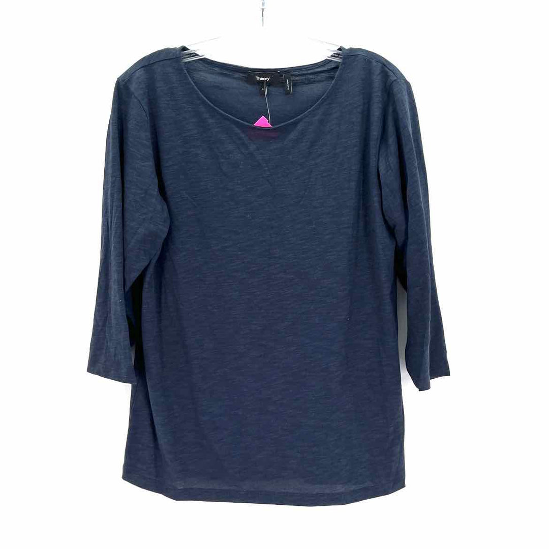 Size L THEORY Navy Shirt