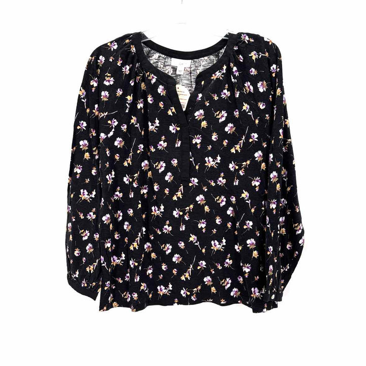 Size M J JILL Black Shirt