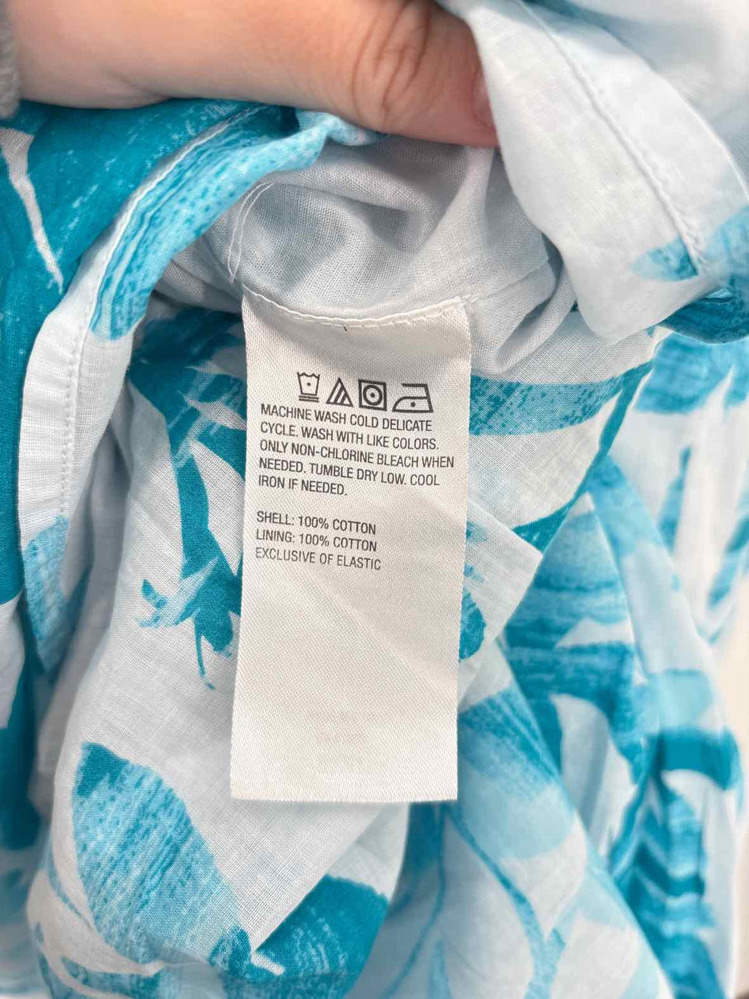 Size 18 Blue Print Dress