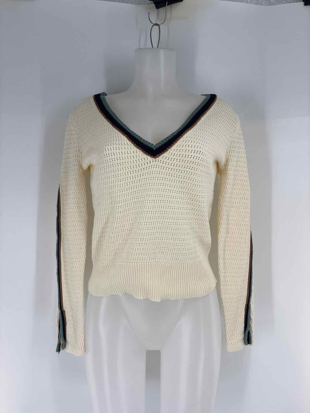 Size S HEARTLOOM Cream Sweater