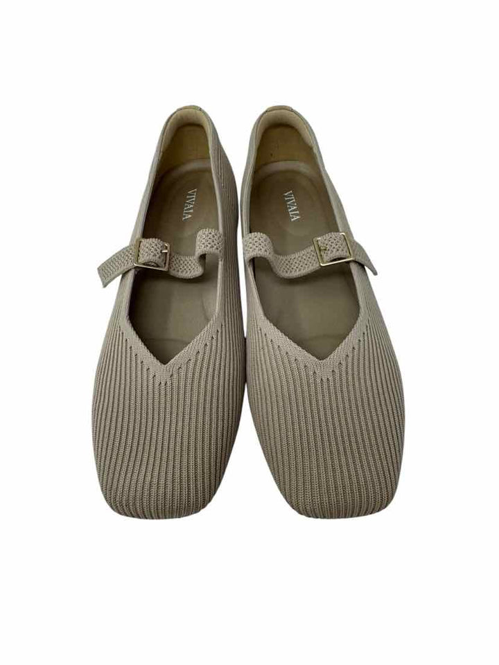 Shoe Size 39 VIVAIA Tan Flats