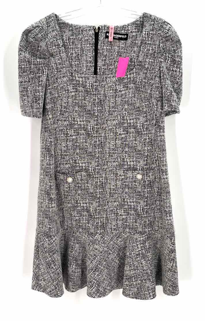 Size 12 KARL LAGERFELD Black Dress