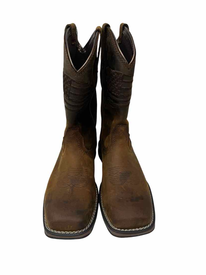 Shoe Size 8 Ariat Brown Leather Boots