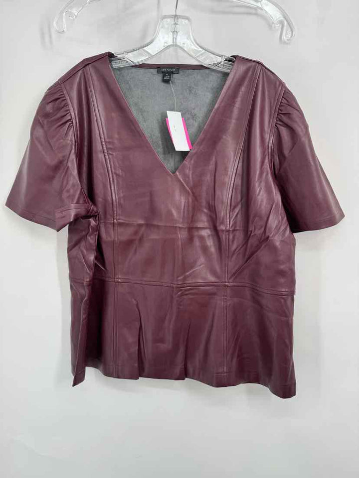 Size XL Ann Taylor Burgundy Shirt