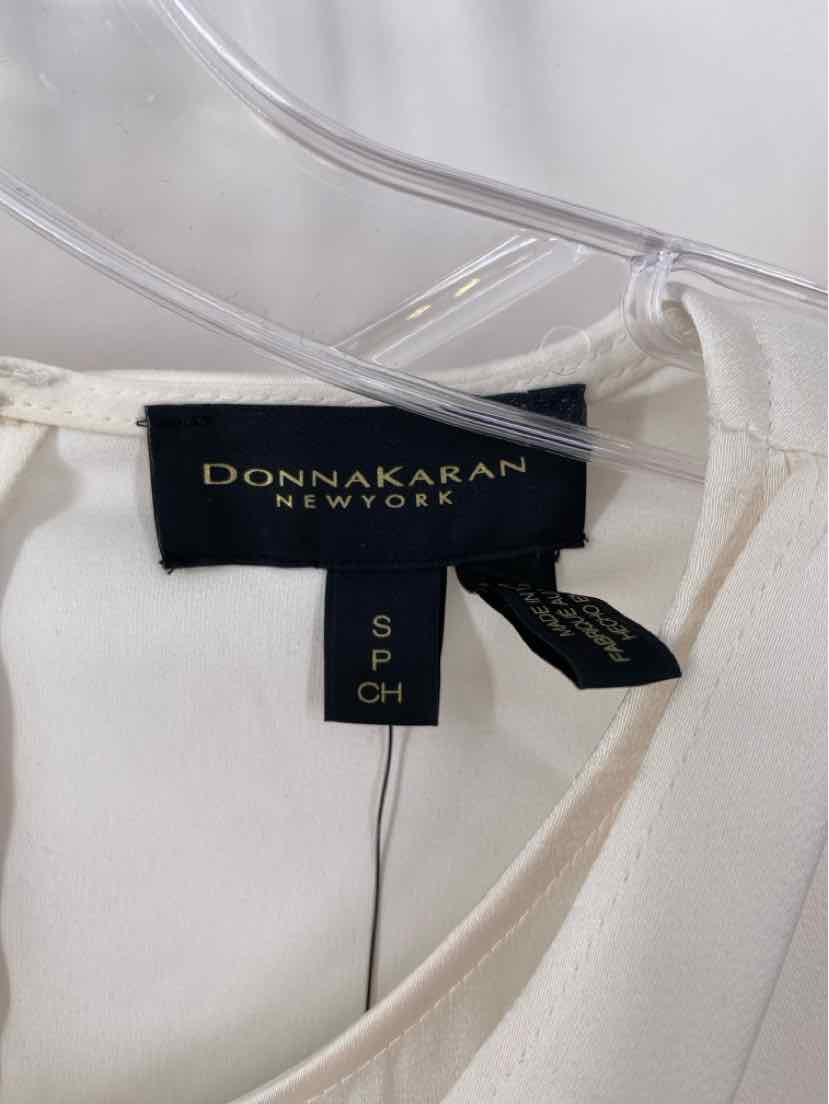 Size S DONNA KAREN Cream Shirt