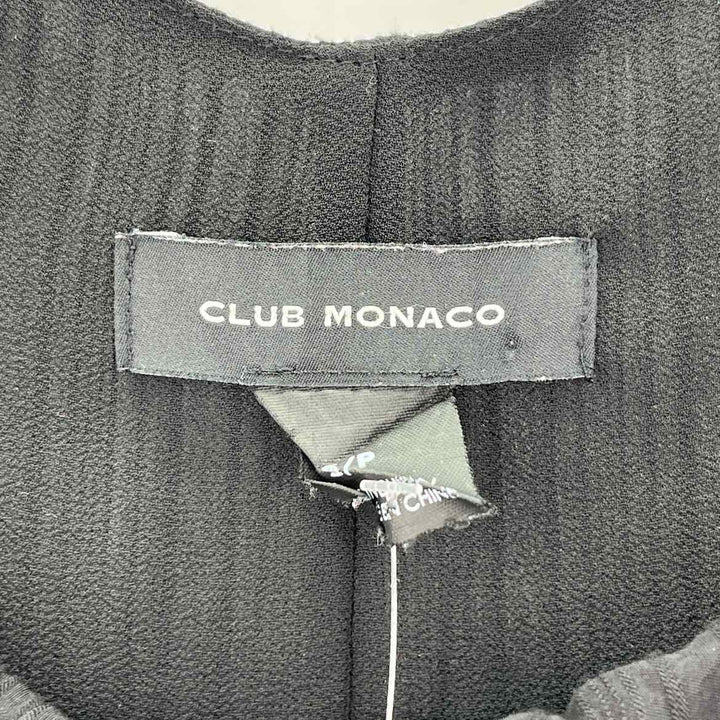 Size S CLUB MONACO Black Shirt