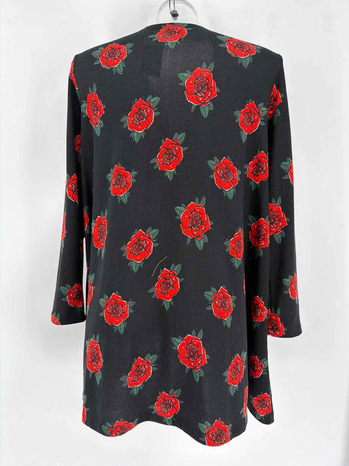 Size M lularoe Red Cardigan