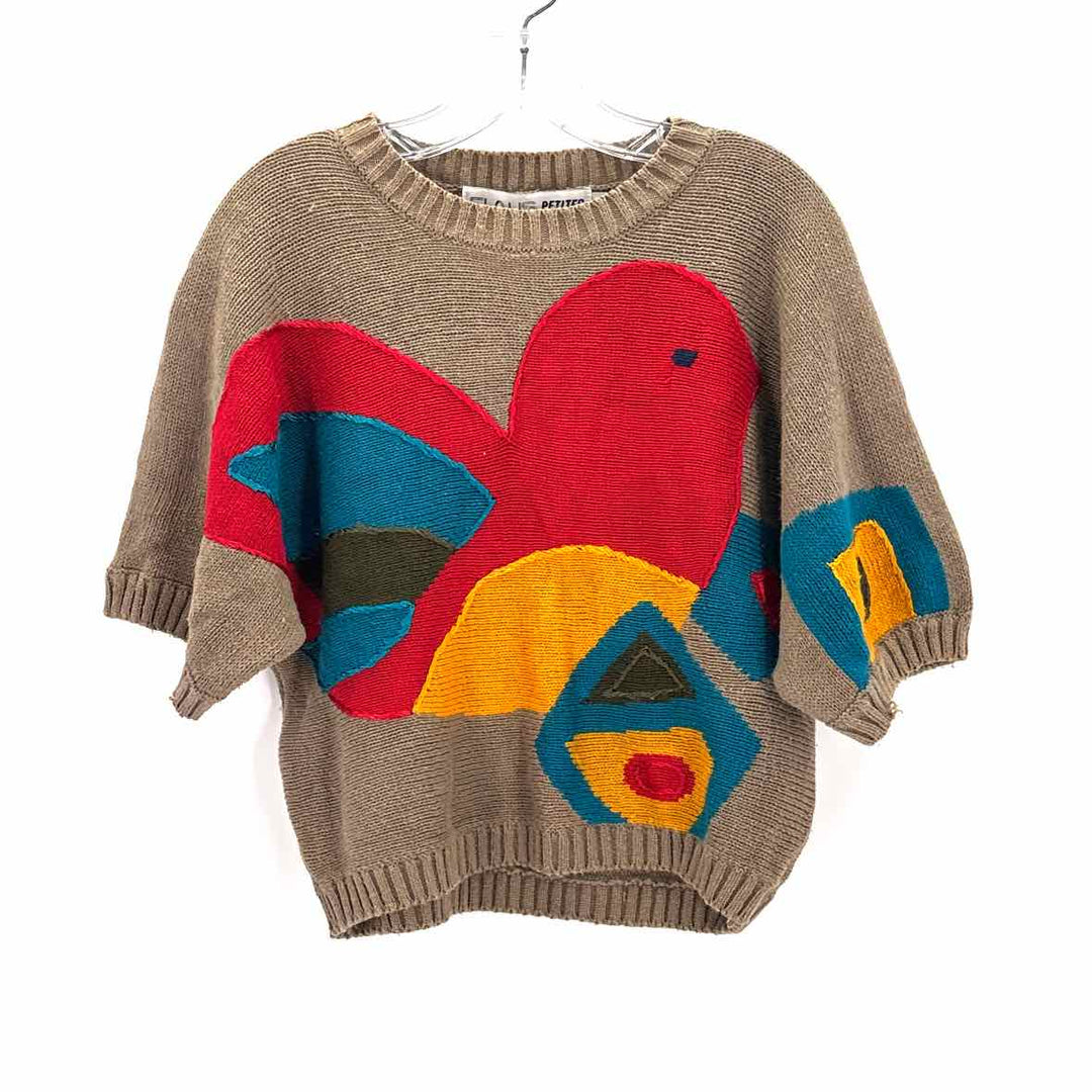 Size Petite Multi-Color Shirt