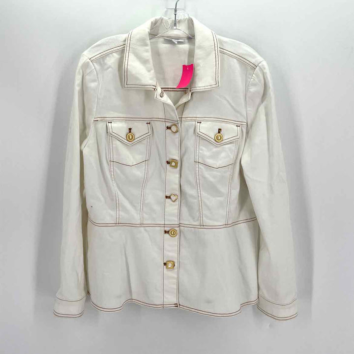 Size L Chico's White Jacket