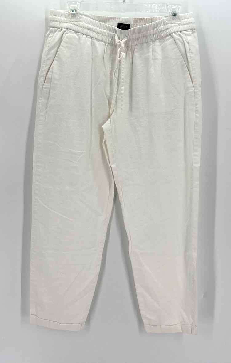 Size 6 J Crew White Pants