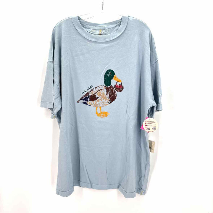 Size L WE THE FREE Light Blue Knit Shirt