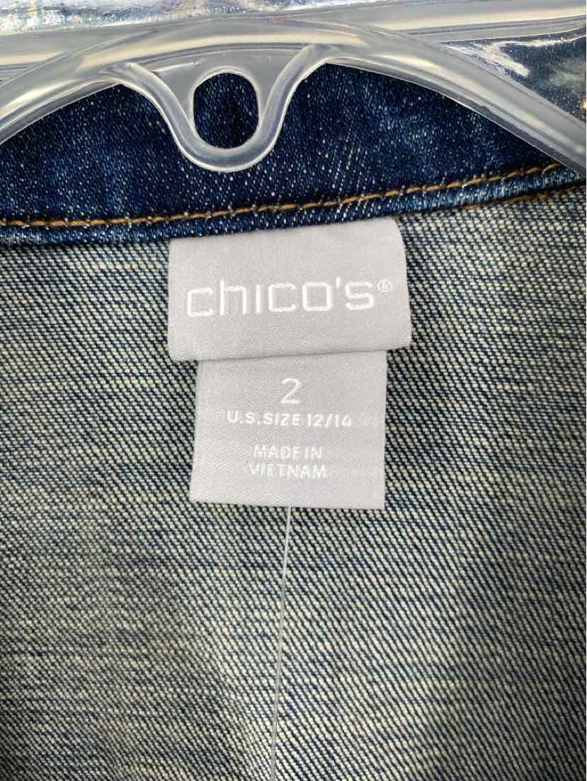 Size 12 Chico's Denim Jacket