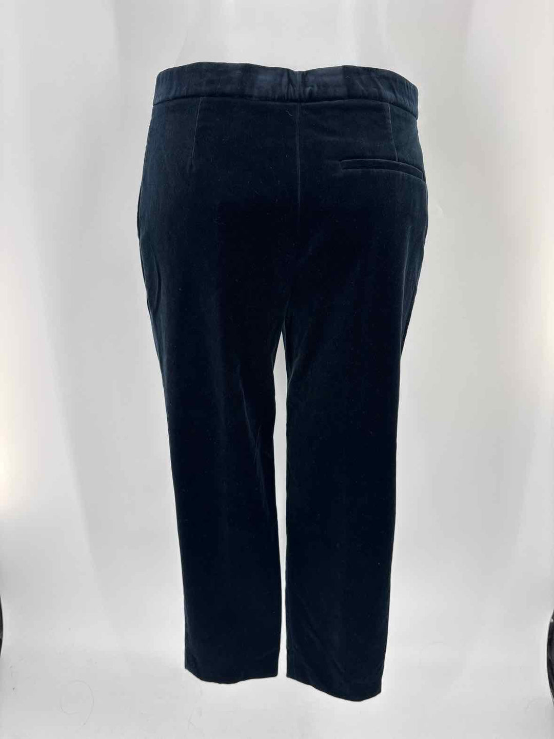 Size 2 THEORY Navy Velour Luxury - Pants