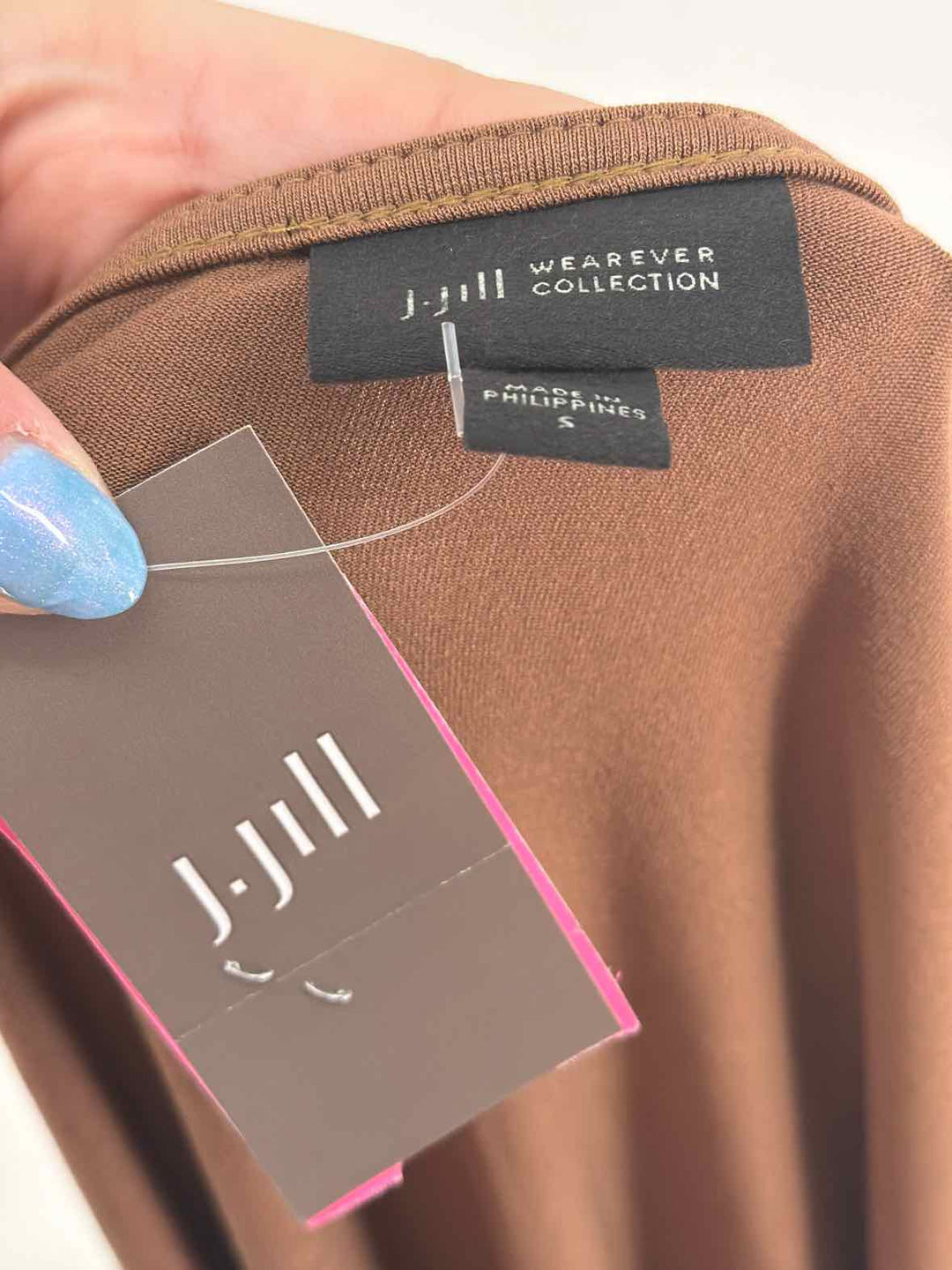Size S J JILL Tan Cotton Dress