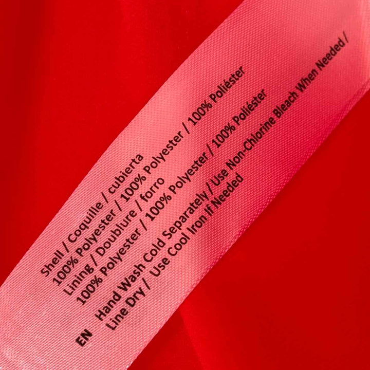 Size L Red Print Skirt