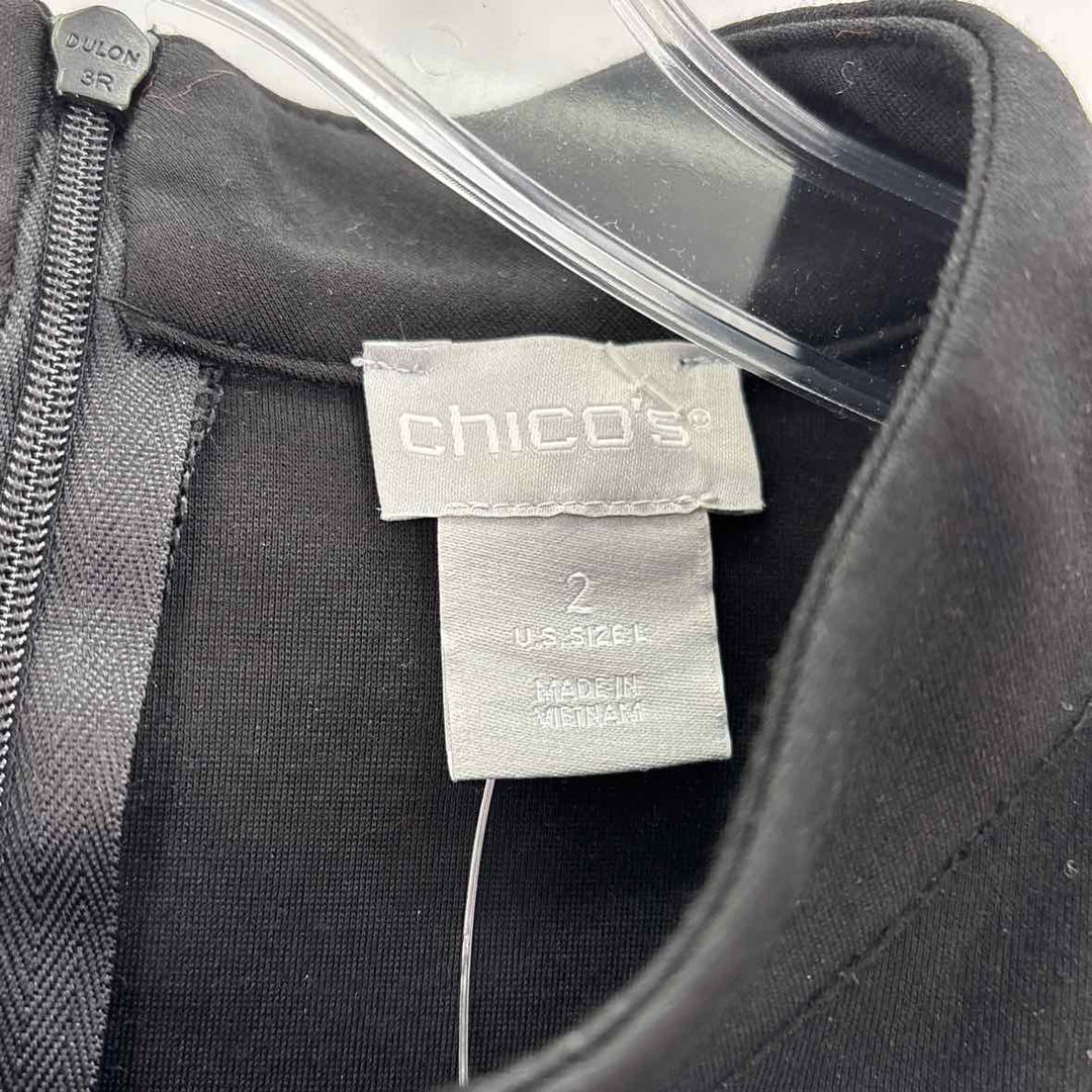Size L Chico's Black Shirt