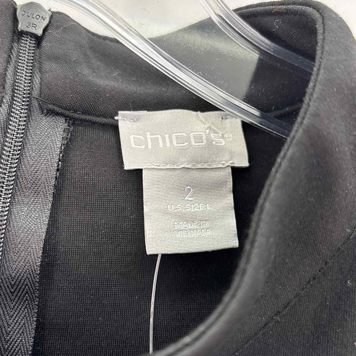 Size L Chico's Black Shirt