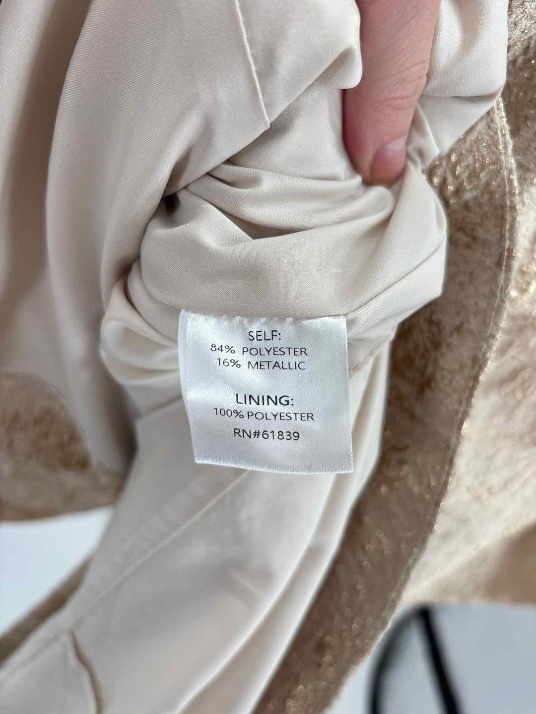 Size 14 TERI JON Gold PROM