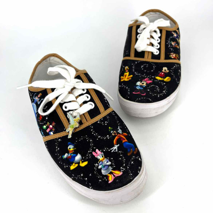 Shoe Size 7.5 Black Canvas Sneakers