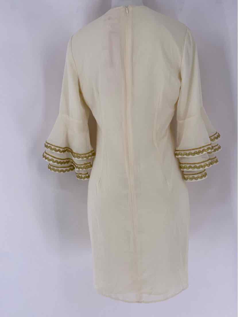 Size 6 JULIE BROWN Cream Dress