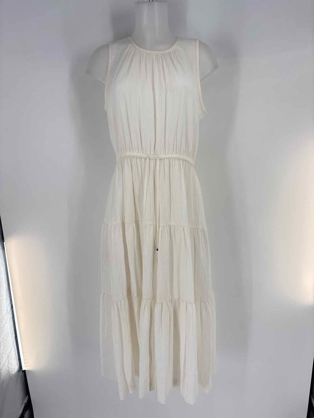 Size 8 Calvin Klein Cream Dress – Back by Popular Demand Consignment inc