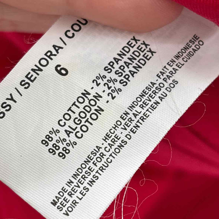 Size 6 Bandalino Red Shorts
