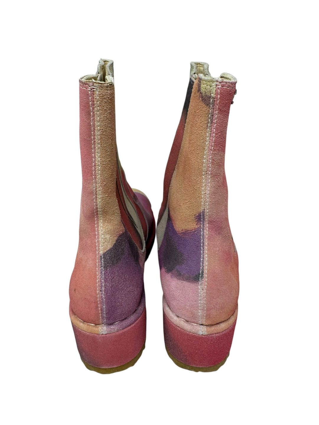 Shoe Size 38.5 Chanel Multi-Color Suede Luxury - Boots