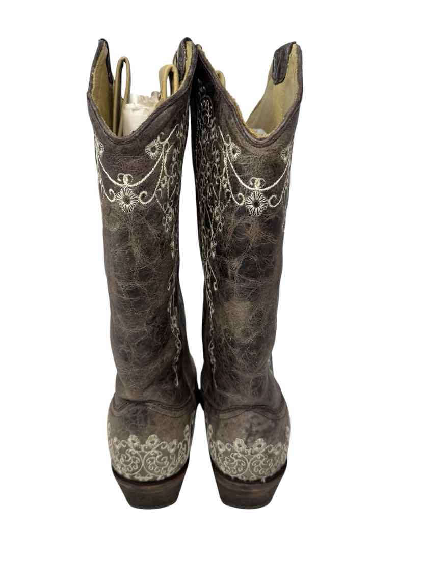 Shoe Size 9 CORRAL Tan Leather Boots