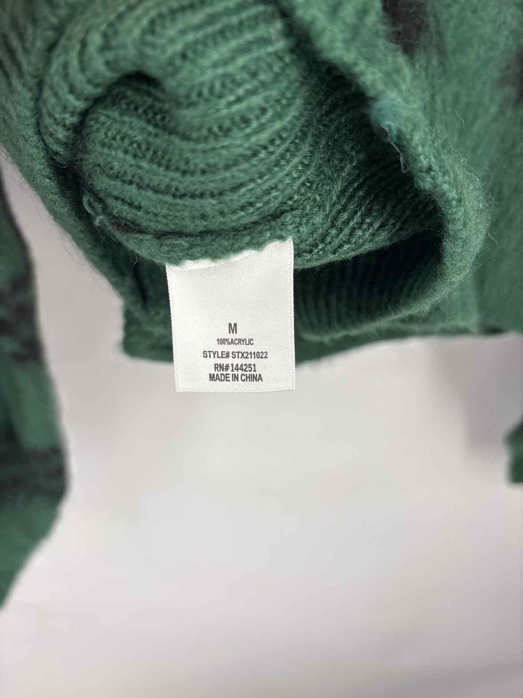 Size M Green Cardigan