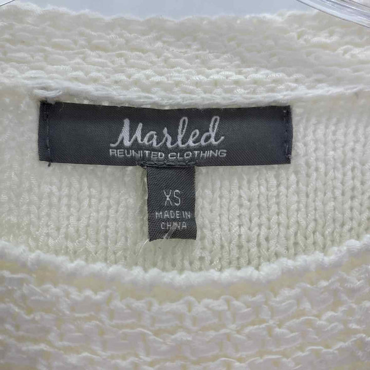 Size XS MARLED Cream Sweater