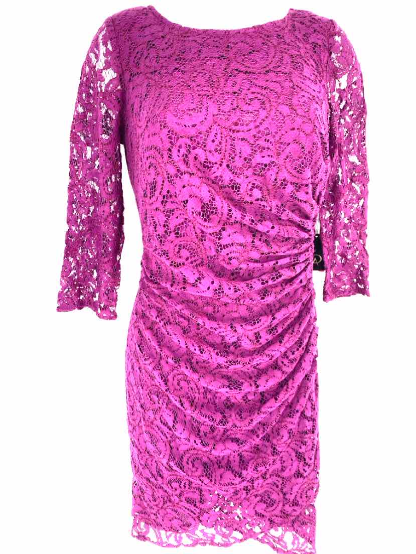 Size 8 Adrianna Papell Purple Dress