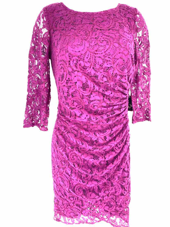 Size 8 Adrianna Papell Purple Dress