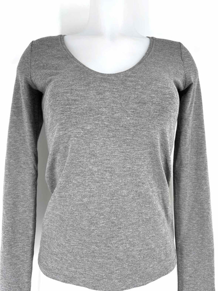 Size S THEORY Gray Cotton Shirt