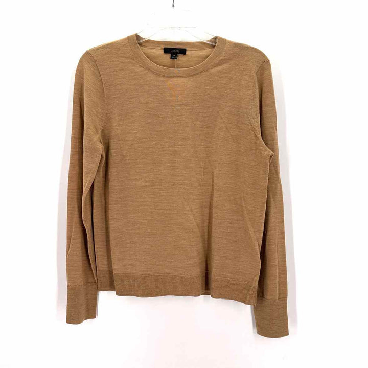 Size M J Crew Tan Wool Sweater