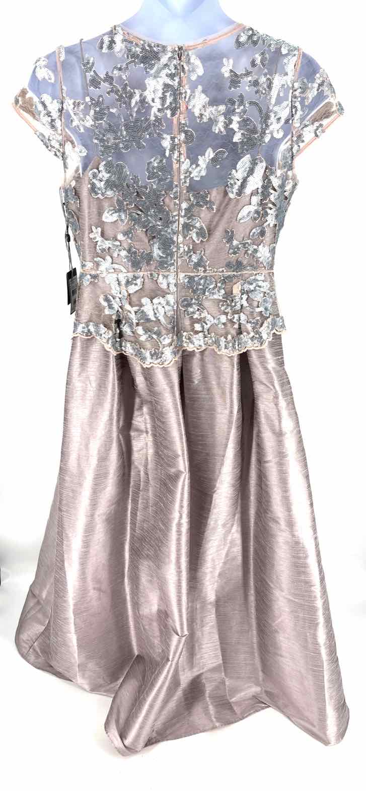 Size 16 Adrianna Papell Gray Sateen PROM