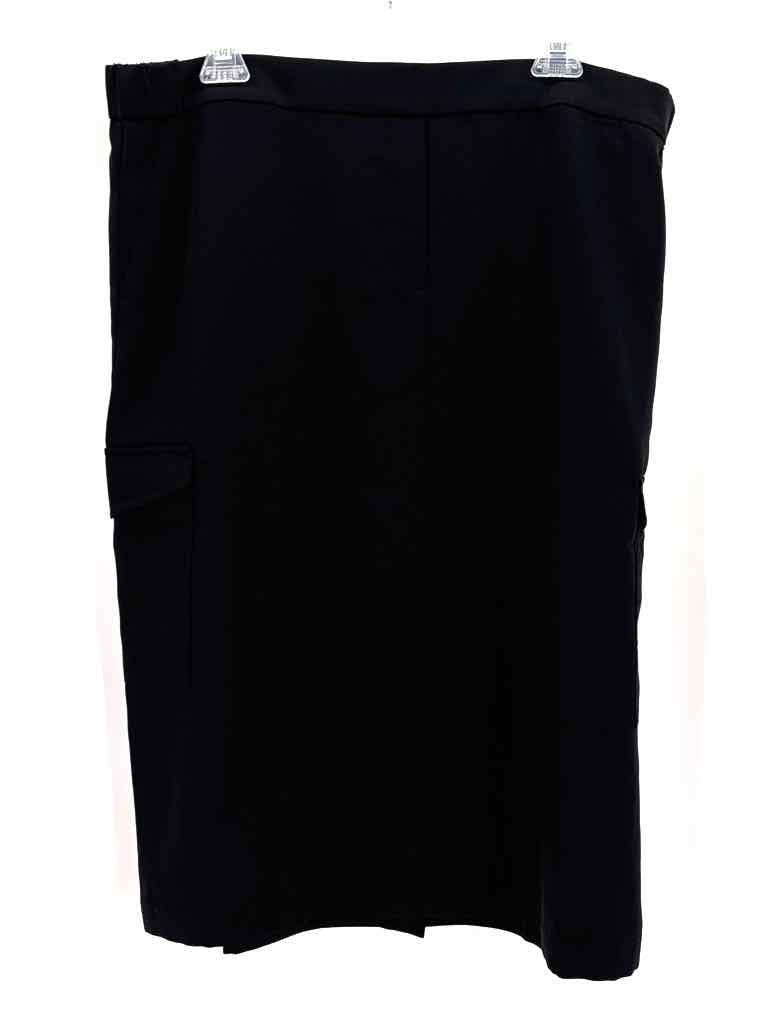 Size L J JILL Black Skirt