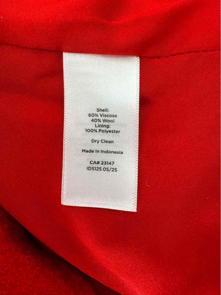 Size 6 Talbots Red Jacket