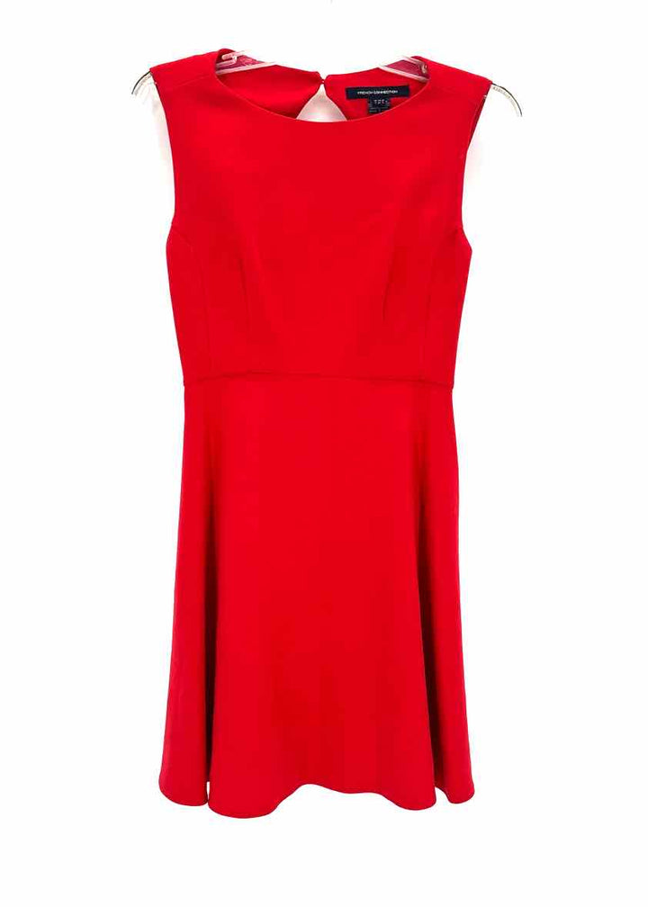 Size 2 FRENCH CONNECTION Red Dress