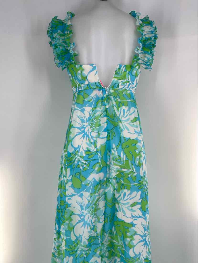 Size 6 Lilly Pulitzer Blue Print Dress